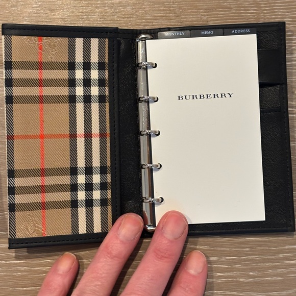 New Burberry Novacheck Black Wallet/Planner - Picture 6 of 11